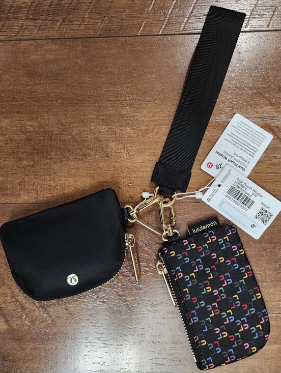 lululemon athletica Accessories - NWT Lululemon Dual Pouch Wristlet *Graphic